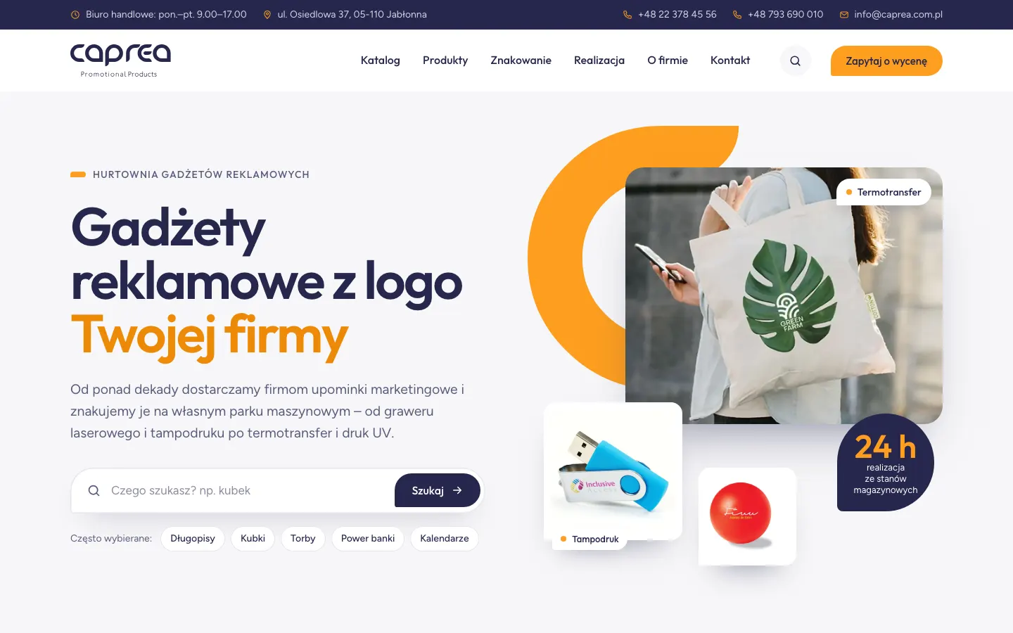 Nowa wersja strony caprea.com.pl