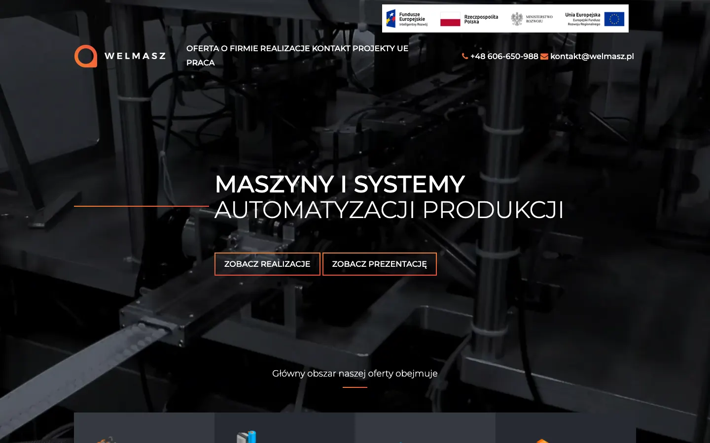 Strona welmasz.pl przed przeróbką